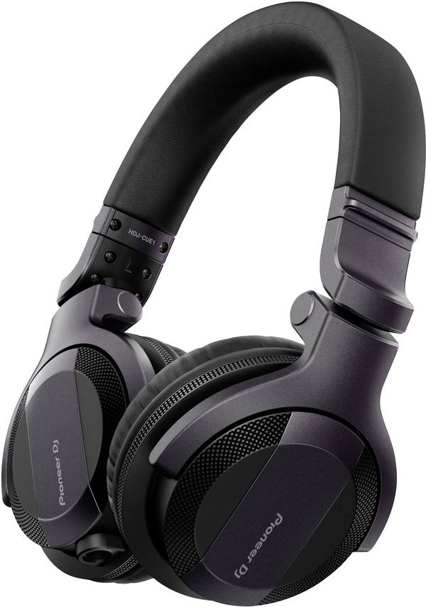 Pioneer DJ HDJ-CUE1  Over Ear Kopfhörer kabelgebunden  Schwarz  Faltbar DJ