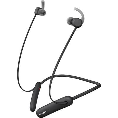 Sony WI-SP510 Sport  In Ear Kopfhörer Bluetooth®  Schwarz  Wasserbeständig, Lautstärkeregelung, Nackenbügel