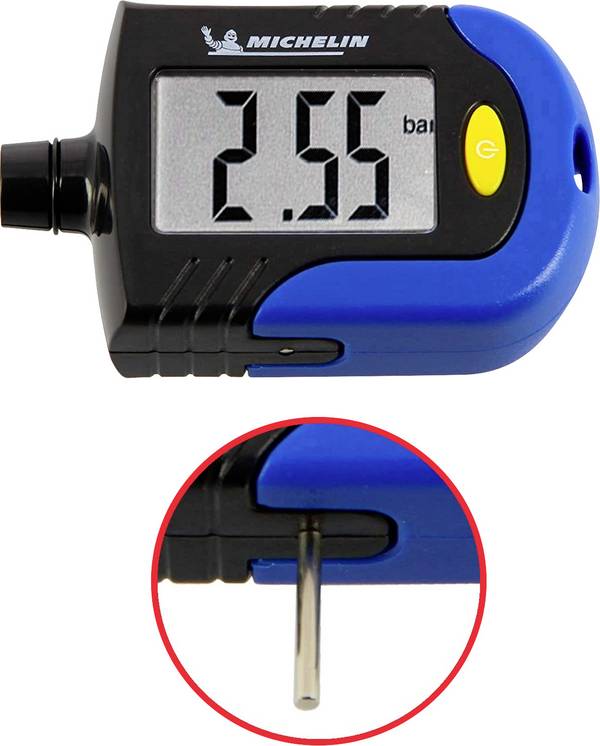 Michelin MICH-92409 Reifendruckprüfer digital Messbereich Luftdruck 0.35 - 6.8 bar