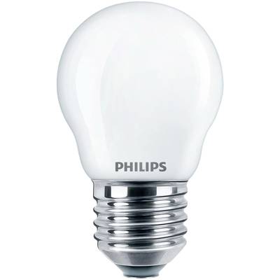 Philips Lighting 76289600 LED EEK E (A - G) E27  6.5 W = 60 W Kaltweiß (Ø x L) 45 mm x 45 mm  1 St.