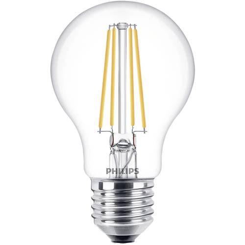 Philips LED 76393000 LED EEK E (A - G) E27 7 W = 60 W Warmweiß (Ø x L) 6 cm x 10.4 cm 3 St.