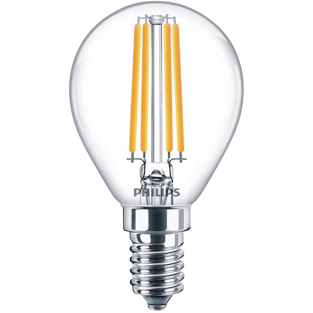 Philips Lighting 76233900 LED-lamp Energielabel E (A - G) E14 6.5 W = 60 W Koudwit (Ø x l) 4.5 cm x 8 cm 1 stuk(s)