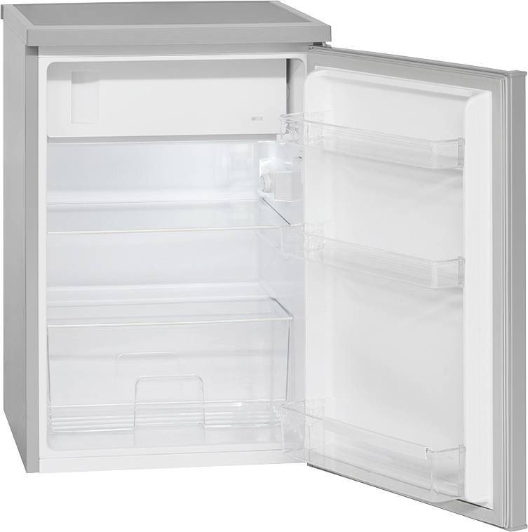 Bomann KS 2184.1 Kühlschrank 105L Kühlteil 14L Gefrierteil, inox-3