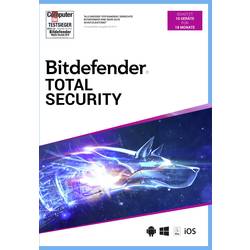 Image of BitDefender Total Security 10 Geräte/18 Monate Windows, Mac, iOS, Android Antivirus