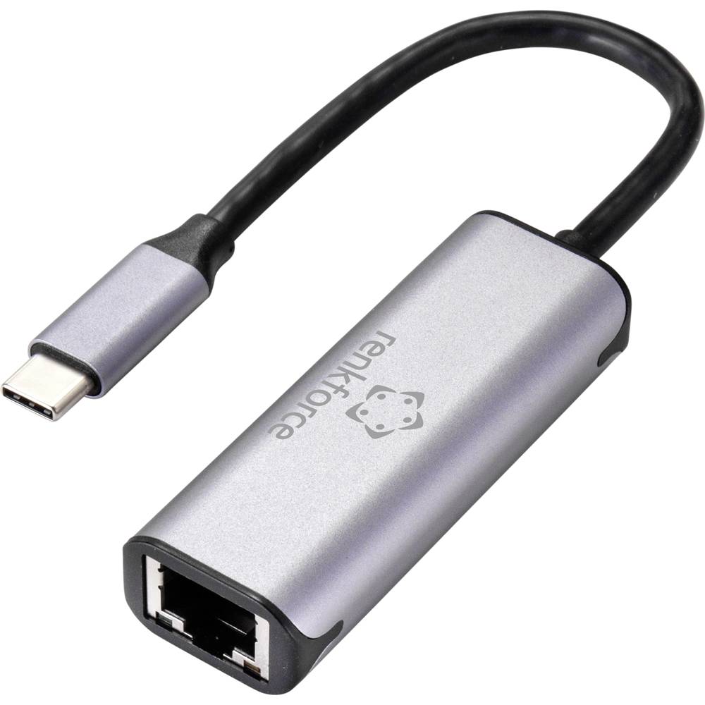 Renkforce USB-C, Netwerk Adapter [1x USB 3.2 Gen 1 stekker C (USB 3.0) 1x RJ45-bus] 716173x