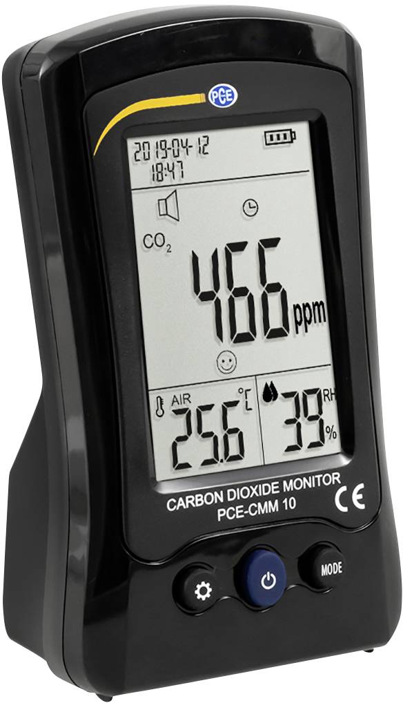 PCE Kohlendioxid-Messgerät PCE Instruments PCE-CMM 10 Temperatur, Luftfeuchtigkeit