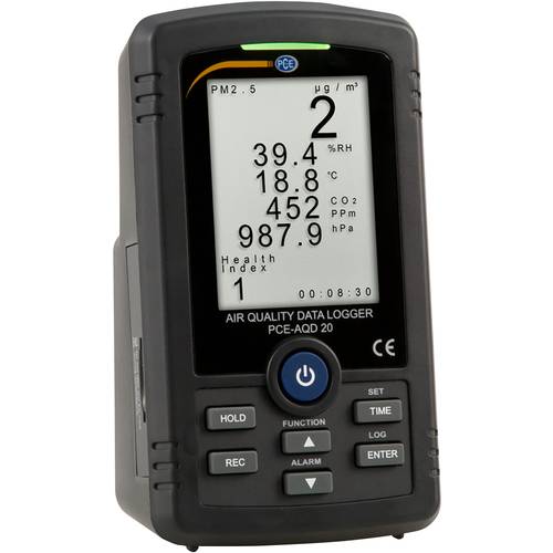Feinstaub-Messgerät PCE Instruments PCE-AQD 20 Temperatur, Luftfeuchtigkeit, CO2, Luftdruck