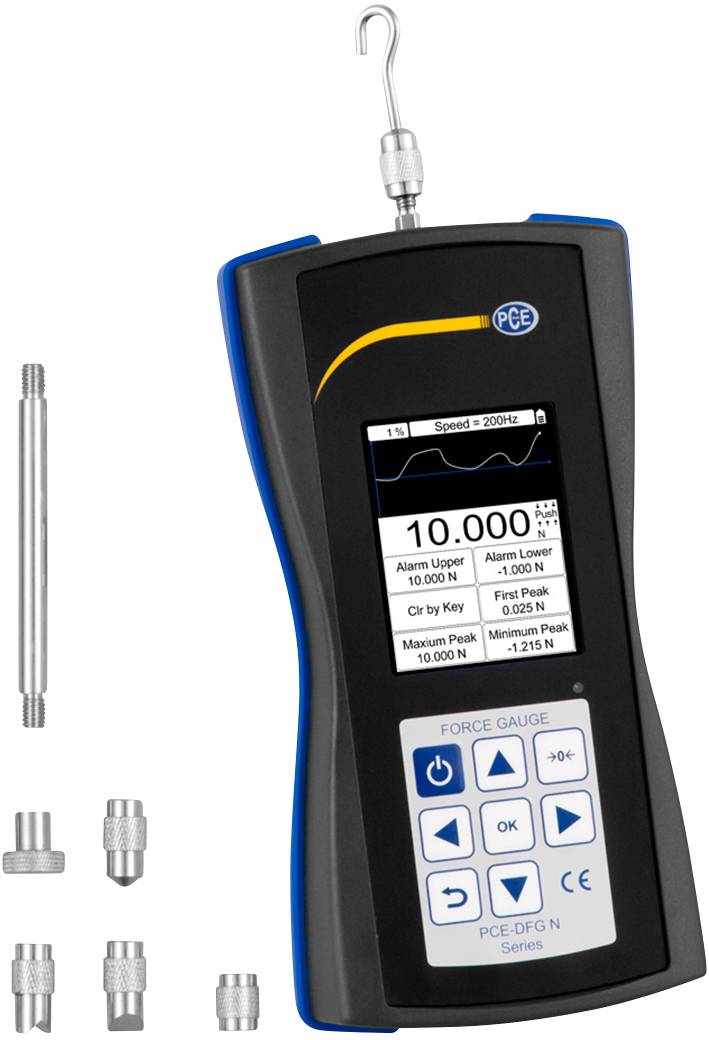 PCE Instruments PCE-DFG N 500 Kraftmessgerät 0 - 500 N Werksstandard (ohne Zertifikat)