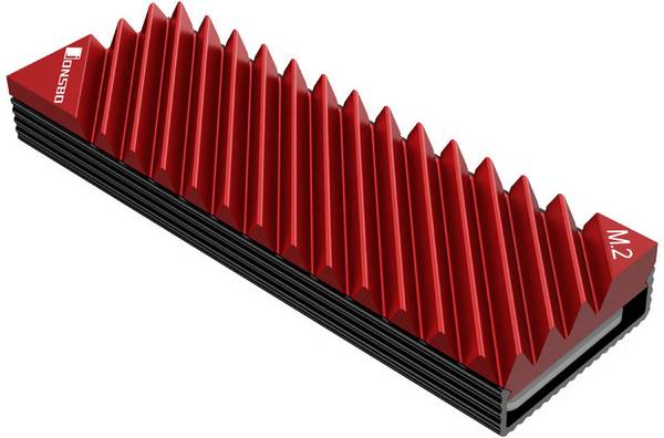 Jonsbo M.2-3 M.2 SSD Kühlkörper - rot Gehäuse Gehäusezubehör