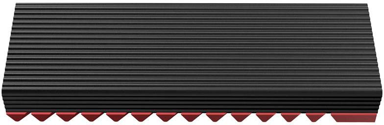 Jonsbo M.2-3 M.2 SSD Kühlkörper - rot Gehäuse Gehäusezubehör-1