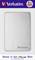 Verbatim 2TB externe Festplatte Store 'n' Go ALU Slim, USB 3.2 Gen 1, silberfarben, rechteckiges Design, Markenlogo oben links.