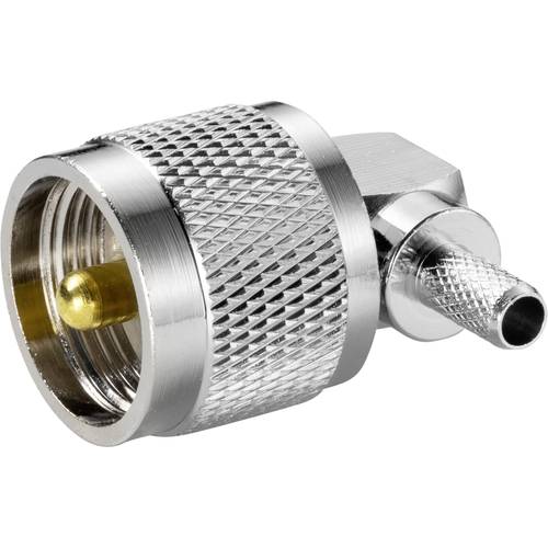 TRU COMPONENTS TC-9199208 UHF-Steckverbinder Stecker, gewinkelt 50 Ω 1 St.