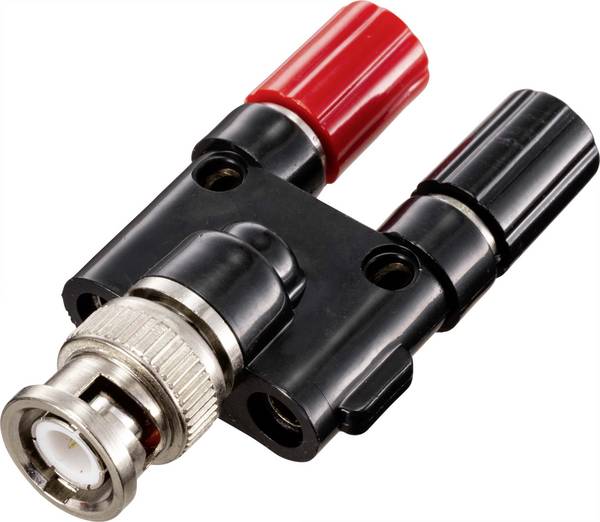 TRU COMPONENTS  TC-9199220 BNC-Adapter BNC-Stecker - Polklemme, Polklemme  1 St. Bulk