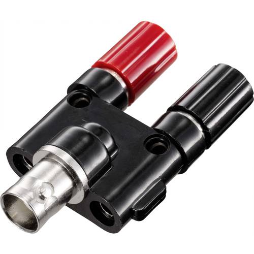 TRU COMPONENTS Adapterstecker BNC-Buchse - Buchse 4 mm gerade Schwarz