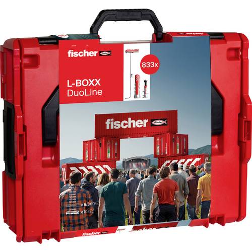 Fischer 558626 DUO-Line Dübel-Sortimentsbox 833 Teile