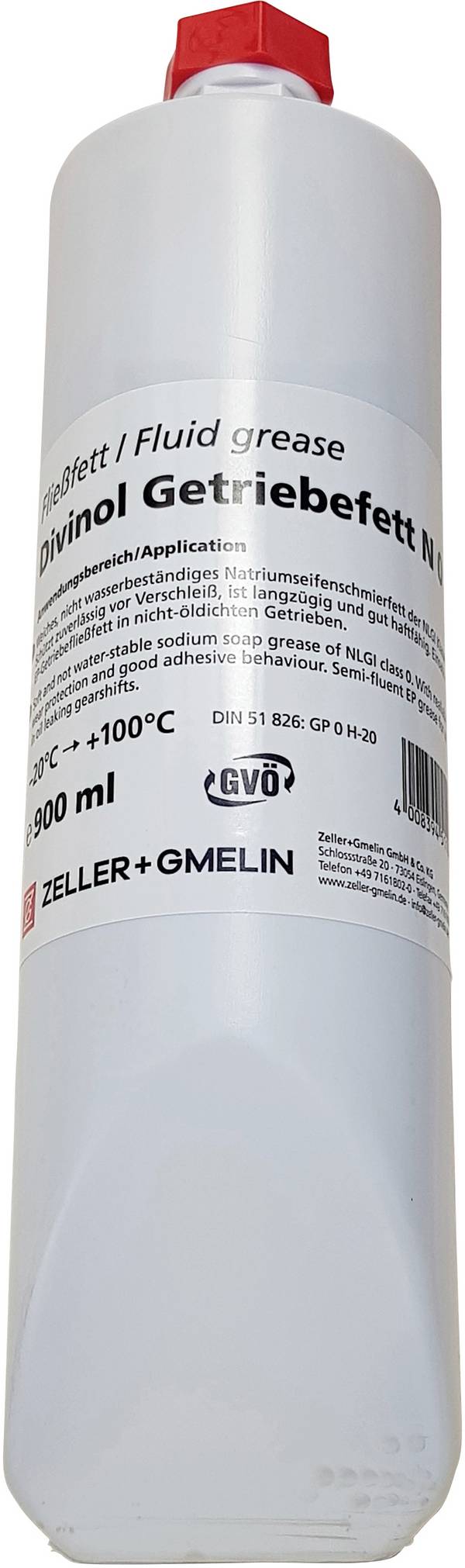 Divinol N 0 Getriebefett N 0  900 g