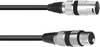 Omnitronic 3022052N XLR Verbindungskabel [1x XLR-Stecker 3 polig - 1x XLR-Buchse 3 polig] 7.50 m Schwarz