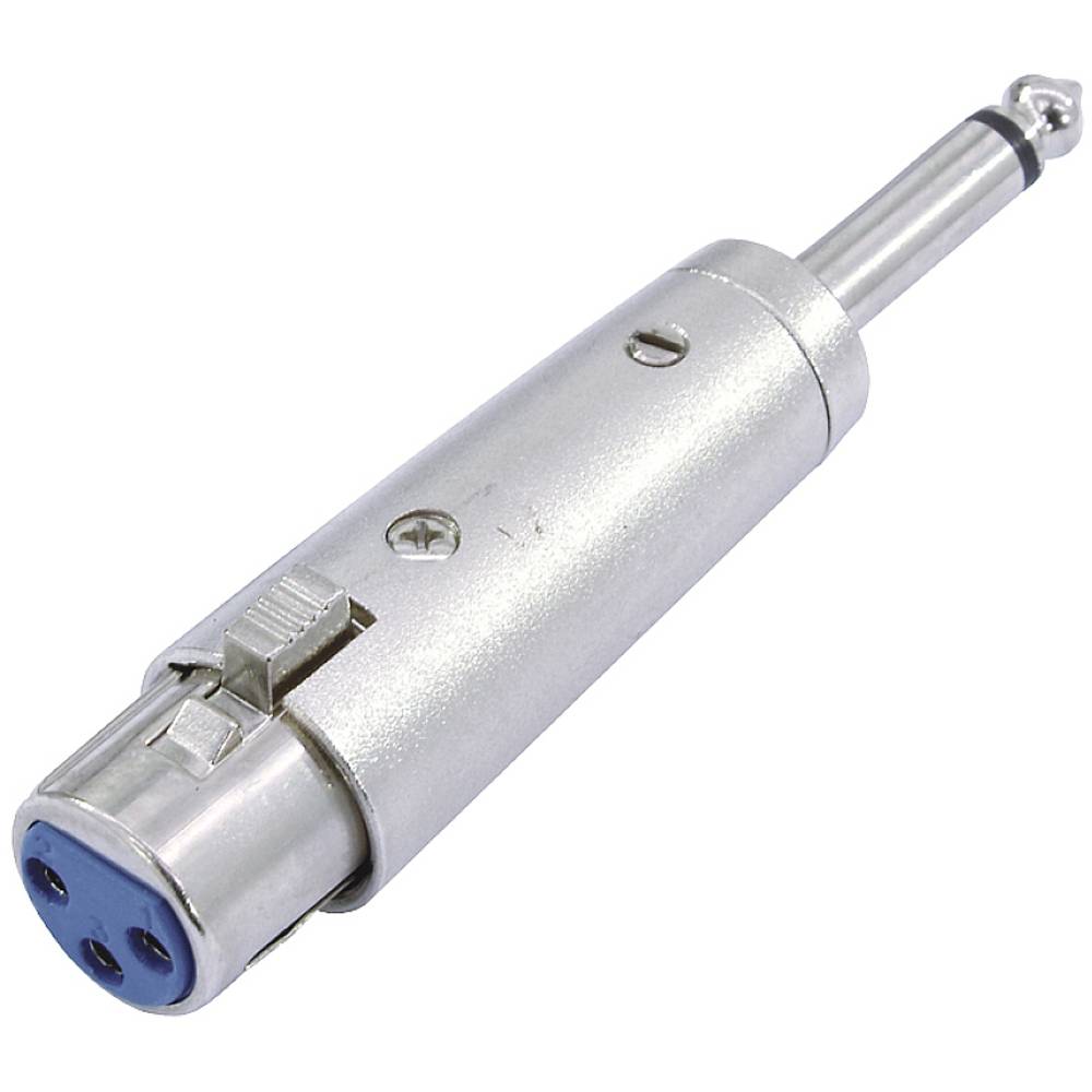 Omnitronic 30226400 XLR Adapter [1x XLR-bus 3-polig 1x Jackplug male 6.3 mm (mono)]