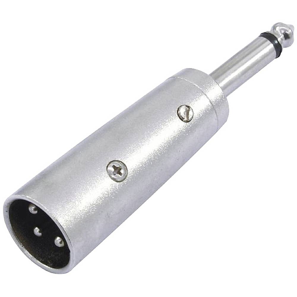 Omnitronic 30226450 XLR Adapter [1x XLR-stekker 3-polig 1x Jackplug male 6.3 mm (mono)]