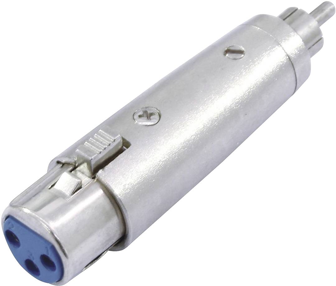 Omnitronic 30226560 XLR Adapter [1x Cinch-Stecker - 1x XLR-Buchse 3 polig]
