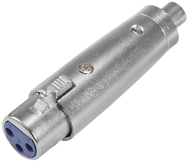 Omnitronic 30226564 XLR Adapter [1x Cinch-Buchse - 1x XLR-Buchse 3 polig]