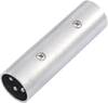 Omnitronic 30226570 XLR Adapter [1x XLR-Stecker 3 polig - 1x XLR-Stecker 3 polig]