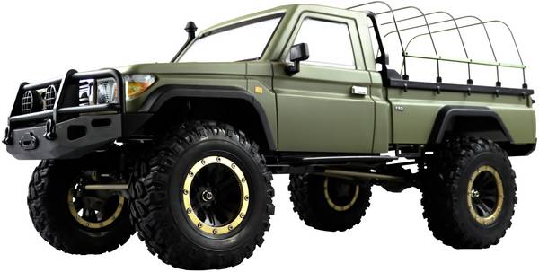 Amewi AMXRock RCX8PS Scale Crawler Pick-Up 1:8, RTR mattgrün Brushed 1:8 RC Modellauto Elektro   RtR 2,4 GHz