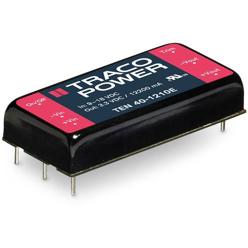 Thumbnail - TracoPower TEN 40-2411E DC/DC-Wandler, Print 8 A 40 W Anzahl Ausgänge: 1 x Inhalt 1 St.