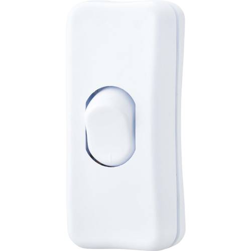 TRU COMPONENTS TC-9201172 Schnurschalter 250 V/AC 2 A 1 x Aus/Ein Weiß rastend 1 St.