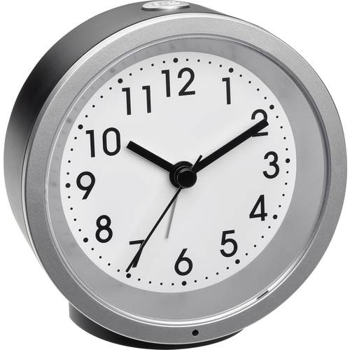 TFA Dostmann 60.1034.01 Quarz Wecker Schwarz Alarmzeiten 1