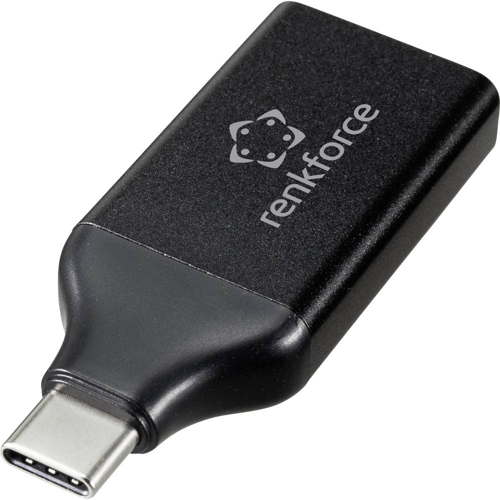 Renkforce RF-4600986 Adapter [1x USB-C stekker 1x HDMI-bus] Black