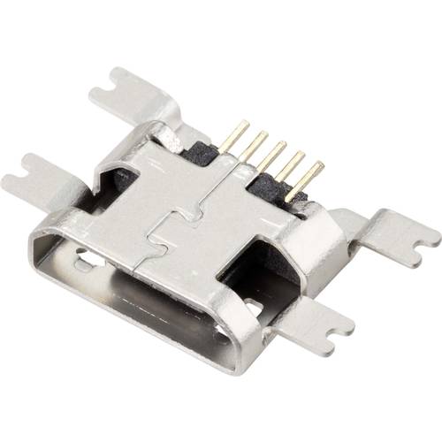 TRU COMPONENTS TC-9201988 Einbaubuchse Micro-USB 2.0 SMD Buchse, Einbau horizontal Micro-USB 2.0 SMD Inhalt: 1 St.