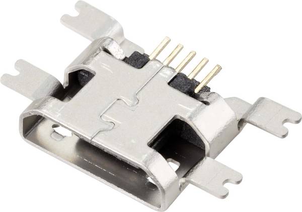 TRU COMPONENTS TC-9201988 Einbaubuchse Micro-USB 2.0 SMD Buchse, Einbau horizontal Micro-USB 2.0 SMD Inhalt: 1 St.