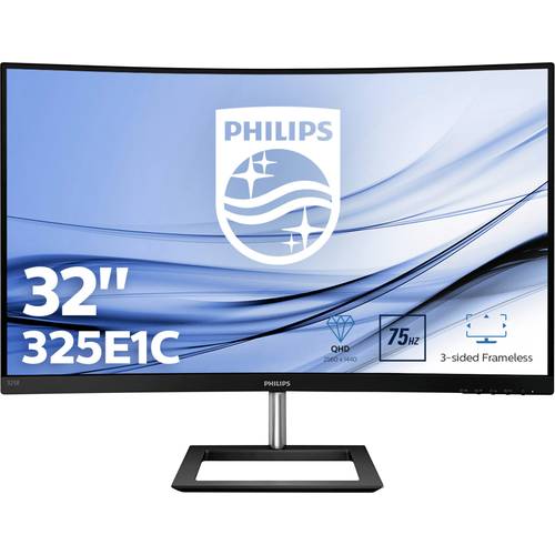 Thumbnail - Philips Monitore 325E1C LCD-Monitor EEK G (A - G) 81.3 cm (32 Zoll) 2560 x 1440 Pixel 16:9 4 ms Audio-Line-out VA LED