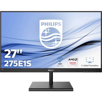 Philips 275E1S LCD-Monitor 68.6 cm (27 Zoll) EEK E (A - G) 2560 x 1440 Pixel QHD 4 ms Audio-Line-out IPS LED