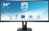 Philips B Line 342B1C - LED-Monitor - gebogen - 86.36 cm (34) - 2560 x 1080 UWFHD @ 75 Hz - VA