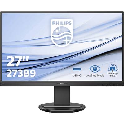 Philips 273B9 LCD-Monitor 68.6 cm (27 Zoll) EEK E (A - G) 1920 x 1080 Pixel Full HD 4 ms Kopfhörer-Buchse, Audio-Line-in