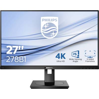 Philips 278B1 LCD-Monitor 68.6 cm (27 Zoll) EEK G (A - G) 3840 x 2160 Pixel 4K 4 ms Kopfhörer-Buchse IPS LED