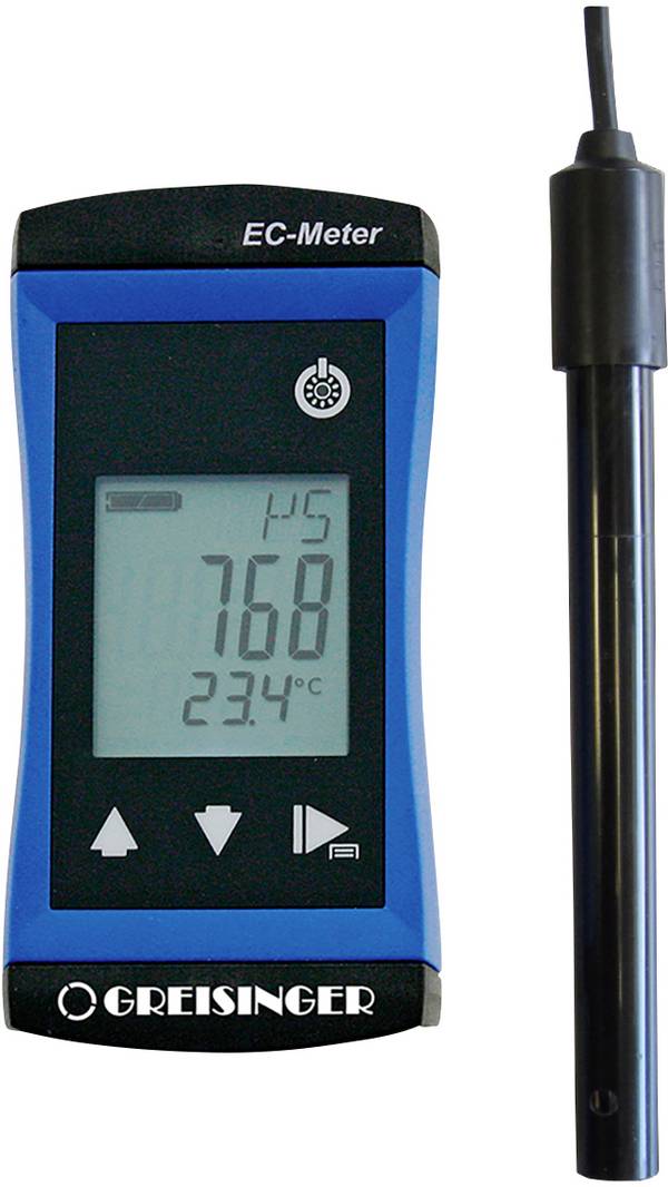 Greisinger G1409-L01 Leitfähigkeits-Messgerät Leitfähigkeit, Gelöste Teilchen (TDS), Temperatur