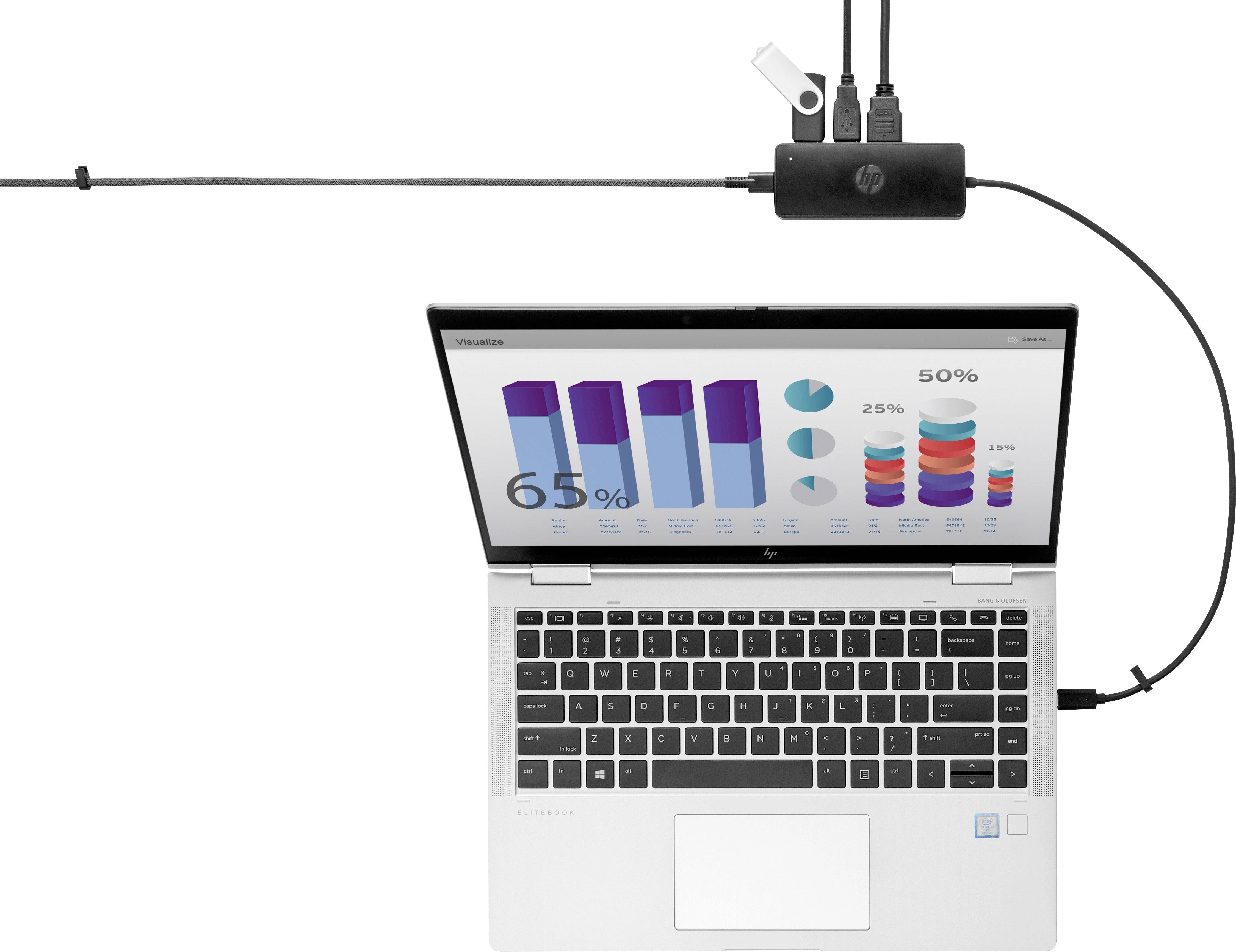 HP USB-C® Dockingstation HP USB-C Travel Hub G2 Passend für Marke Dockingstations: Universal-2