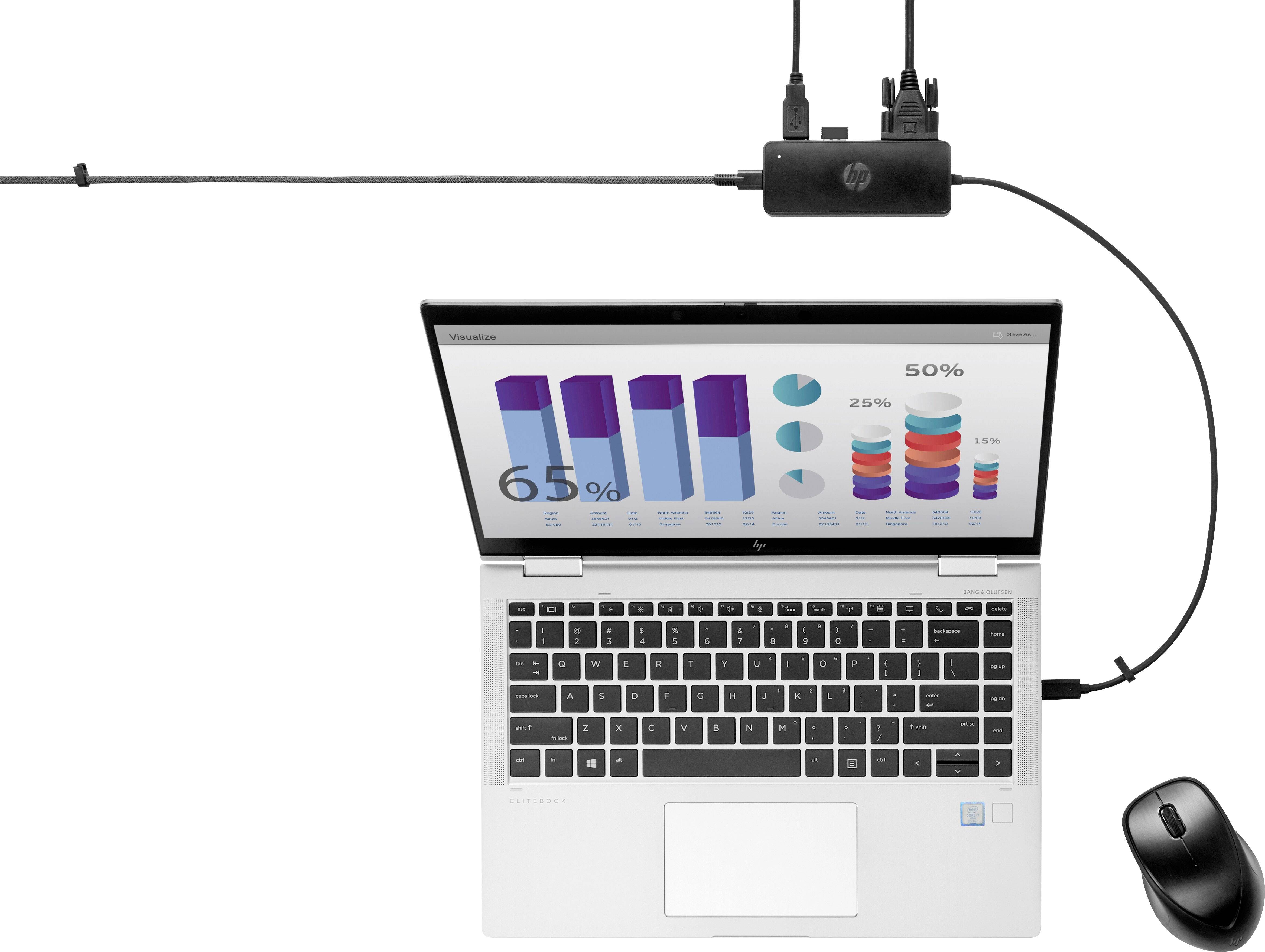 HP USB-C® Dockingstation HP USB-C Travel Hub G2 Passend für Marke Dockingstations: Universal-3