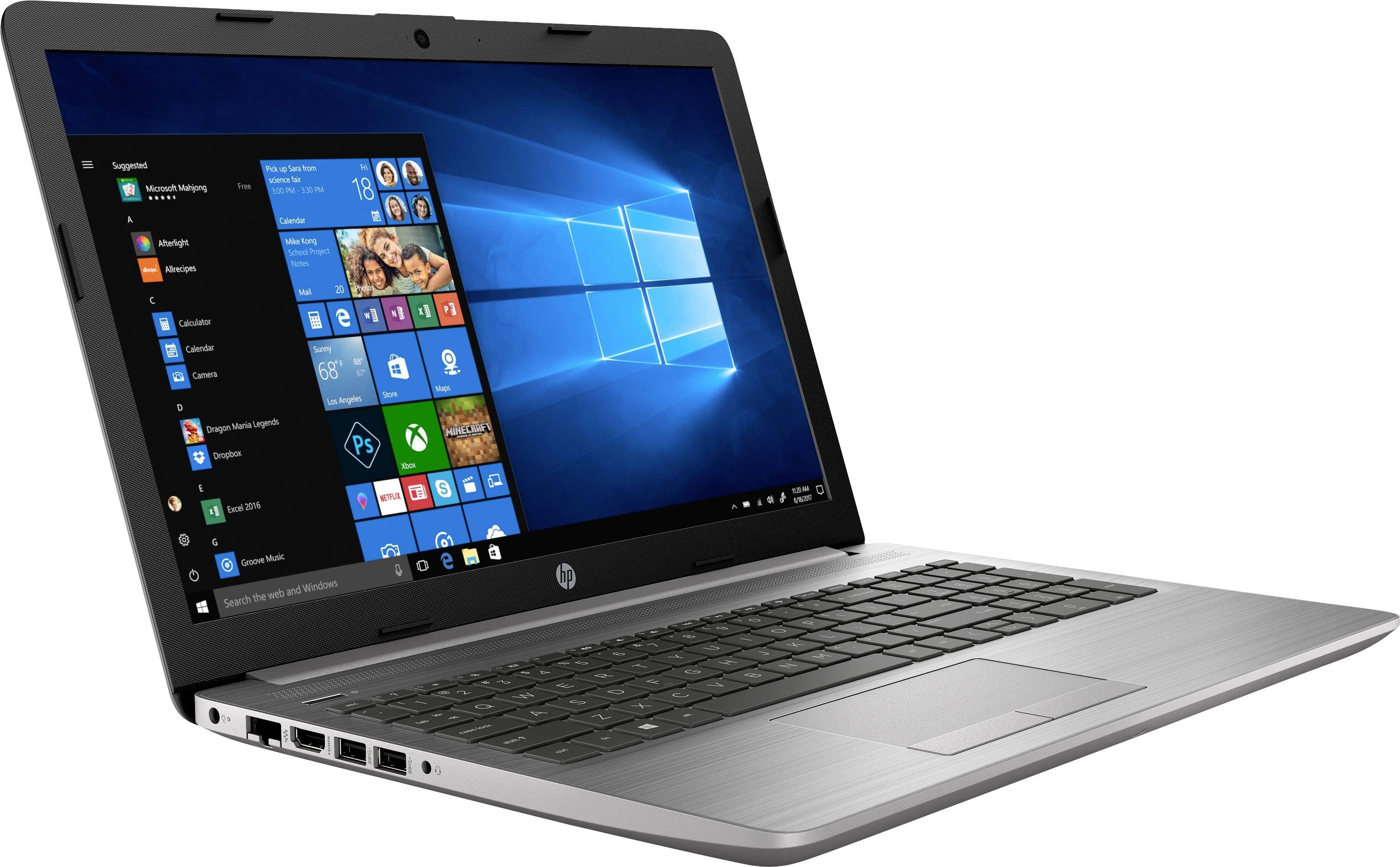 HP Notebook 250 G7 39.6 cm (15.6 Zoll) Full HD Intel® Core™ i5 i5-1035G1 8 GB RAM 512 GB SSD Deutsch, QWERTZ Grau 197T7E-6