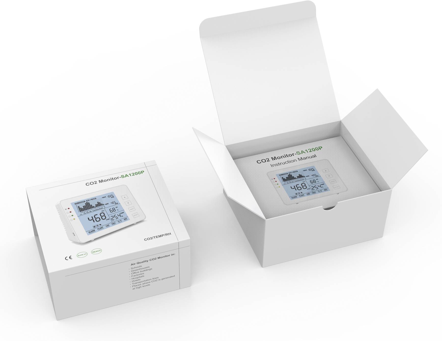 SA 1200P Kohlendioxid-Messgerät mit Datenloggerfunktion-8