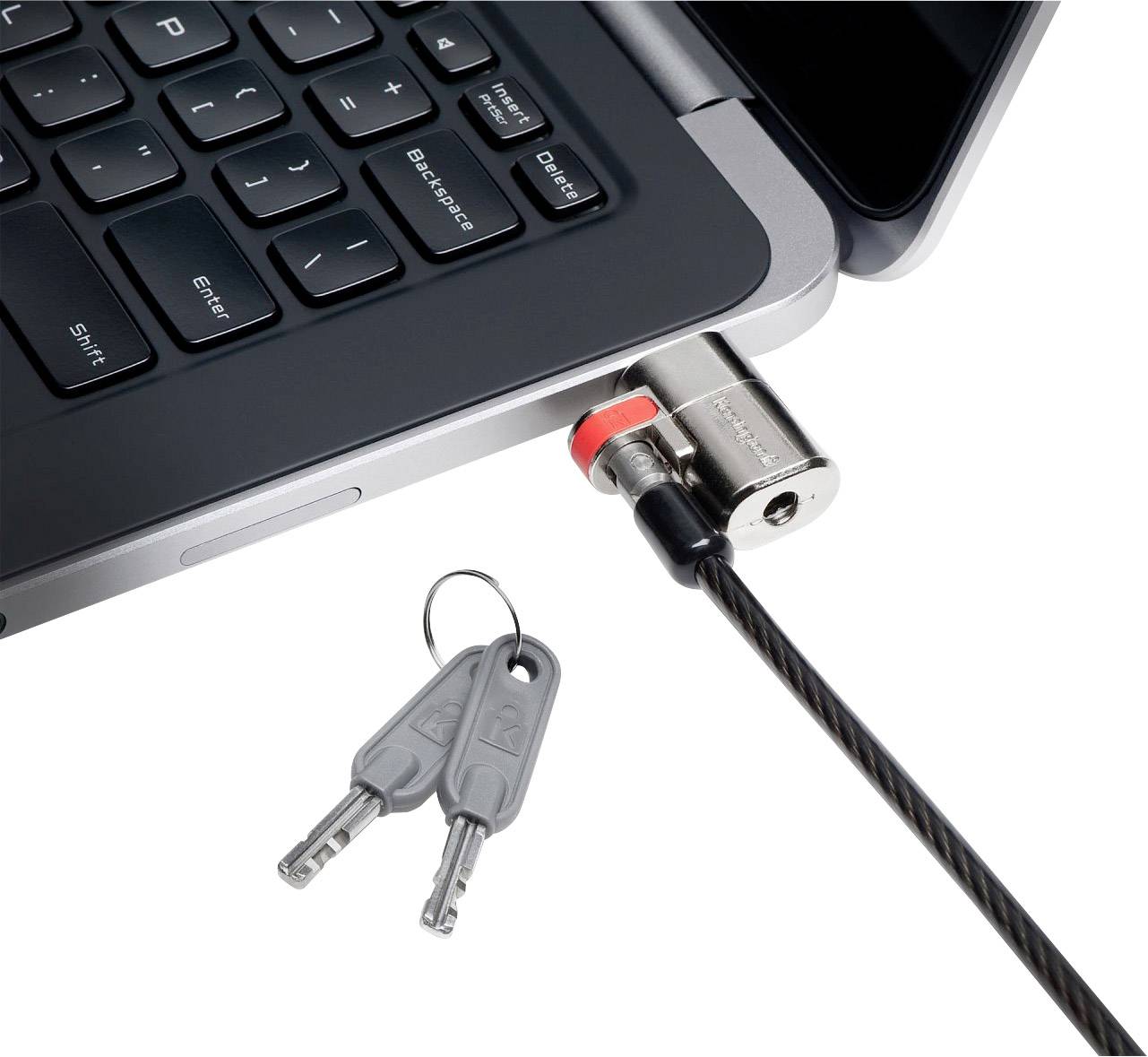 Kensington ClickSafe Keyed Laptop Lock for Wedge Lock Slot