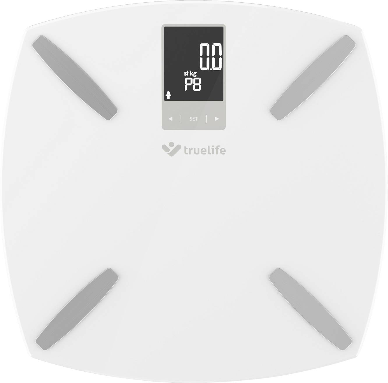 truelife FitScaleW3 Körperanalysewaage TLFSW3 digital Wägebereich (max.)=180 kg Weiß, Grau