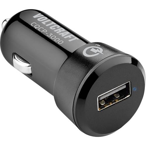VOLTCRAFT CQCP-3000 USB Ladegerät 19.5 W 1x USB-A Schwarz KFZ, LKW Qualcomm Quick Charge 3.0