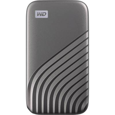 WD My Passport 1 TB Externe SSD-Festplatte 6.35 cm (2.5 Zoll) USB-C® Grau  WDBAGF0010BGY-WESN  