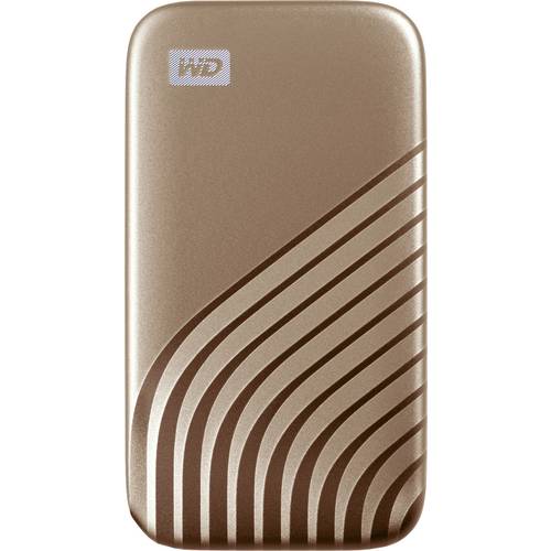 WD My Passport 1 TB Externe SSD-Festplatte 6.35 cm (2.5 Zoll) USB-C® Gold WDBAGF0010BGD-WESN