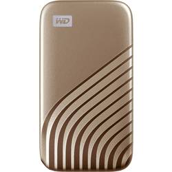 Image of WD My Passport 1 TB Externe SSD-Festplatte 6.35 cm (2.5 Zoll) USB-C™ Gold WDBAGF0010BGD-WESN
