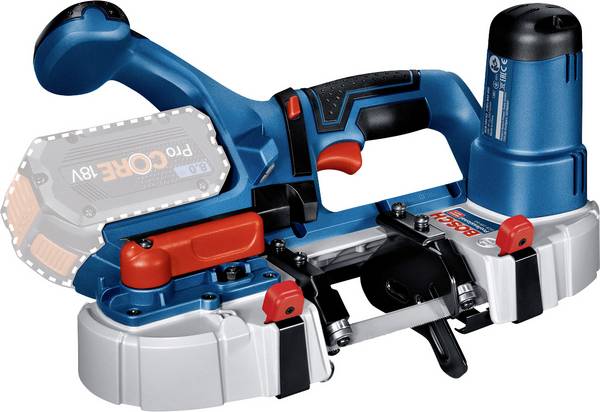 Bosch Professional Akku-Bandsäge 06012A0400 Schnitttiefe (max.) 63.5 mm 18 V  Sägeblatt-Länge 733 mm